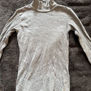 SHEIN Light Gray Cowl Neck Sweater